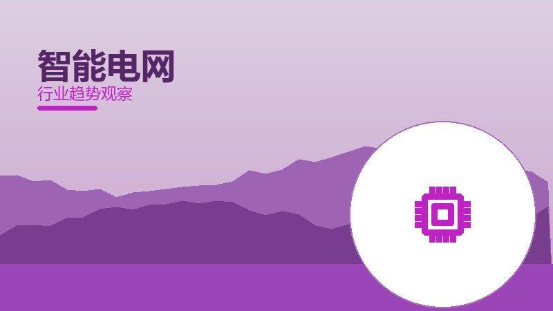 智能电网成熟度，阶段判断与应用条件