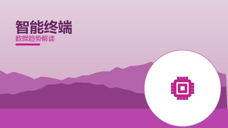 智能终端从1到100，规模化应用与普及